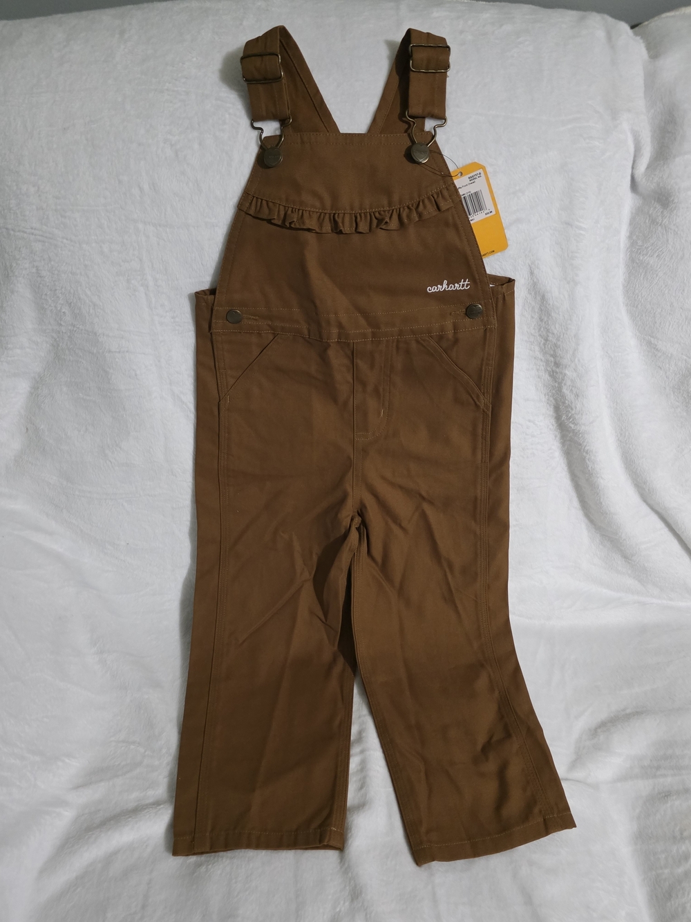 Carhartt Brown Kids One Piece Overalls